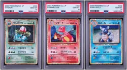 3 Sequential PSA10 Starter Pokemon PSA10 Pokemon Card Classic - Image 1