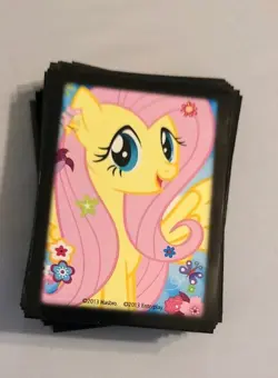 MY LITTLE PONY Deck Protector Card Sleeves 65ct FLUTTERSHY - Image 1