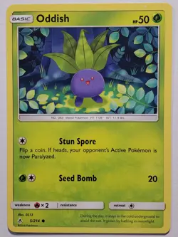 Oddish 5/214 VLP - Unbroken Bonds Pokemon Card - $2 Combined Shipping - 0313 Art - Image 1