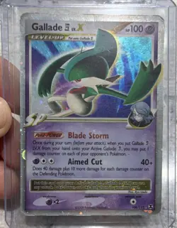 Pokemon Gallade E4 LV.X Ultra Rare Holo Rising Rivals 2009 Card 106/111 100HP - Image 1
