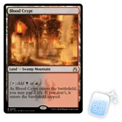 BLOOD CRYPT Ravnica Remastered Magic MTG MINT CARD - Image 1
