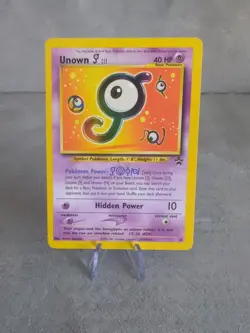 Pokemon Unown J 38 Wizards Black Star Promo TCG Card - Image 1
