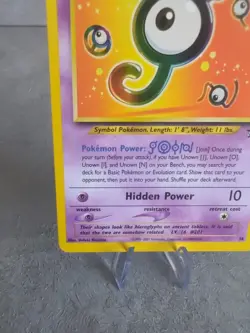 Pokemon Unown J 38 Wizards Black Star Promo TCG Card - Image 4