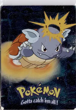 Topps Wartortle Card 08 E8 of 12 Black Label - Image 1
