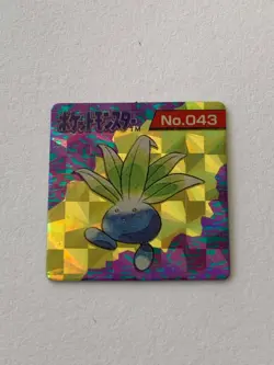 Oddish 043 Holo Pokemon GB Pocket Card Mini (1 inch) Japanese Good Condition - Image 1
