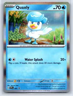 Quaxly Holo Promo SV: Scarlet & Violet Promo Cards 003 NM - Image 1