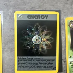 Team Rocket Rainbow Energy 17/82 holo rare Pokemon Card Near Mint Nice Example - Image 1