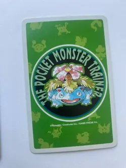 Bellsprout Jack of Diamonds 1996 Pokemon Poker No.069 Venusaur Deck Playing Card - Image 2