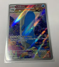 Wailord 162/159 SV09: Journey Together Illustration Rare Full Art Holo HP 240 - Image 1