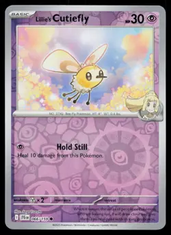 Lillie's Cutiefly Common Reverse Holo Journey Together JTG 066/159 Pokemon NM - Image 1