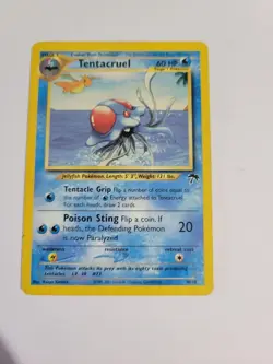 Pokemon TCG Tentacruel 10/18 Southern Islands Rare Regular EN Stage 1 60HP - Image 1
