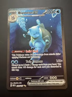 Blastoise ex 200/165 SV Scarlet & Violet 151 SIR Full Art Holo - Image 3