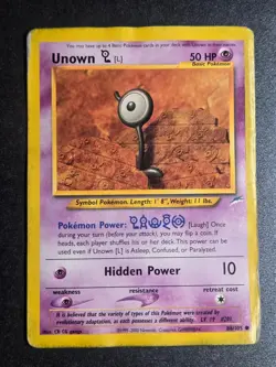 Unown [L] 86/105 DMG Neo Destiny Common Pokemon Unlimited - Image 1