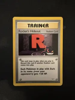 Rocket's Hideout 63/64 Uncommon Neo Revelation Pokemon TCG - Image 1