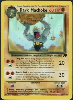 Pokemon Karte Team Rocket Nr 40/82 Dark Machoke englisch - Image 1