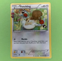 Pokemon TCG Fletchling RC25/RC32 Radiant Collection Holo 2016 - Image 1