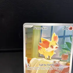 Pokemon TCG Fennekin 080 Pokemon Center Stamped Promo - Image 2