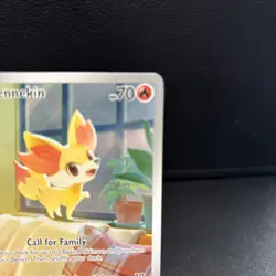 Pokemon TCG Fennekin 080 Pokemon Center Stamped Promo - Image 3