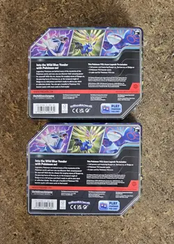 Sealed Pokemon Azure Legends Tin (Lot Of 2) Dialga ex Kyogre ex - Image 2