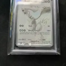 Pokemon Reshiram ex Sv: White Flare 173/086 Black White Rare Holo PSA 9 - Image 3