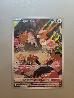Pokemon TCG Spearow 151/132 Illustration Rare Mega Evolution Near Mint Condition - Image 1