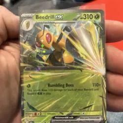 Beedrill ex Pokemon Chaos Rising 003/086 English In Hand NM - Image 1