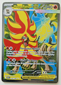 Mega Pyroar EX 099/086 Ultra Rare - Chaos Rising - Pokemon English - Image 1