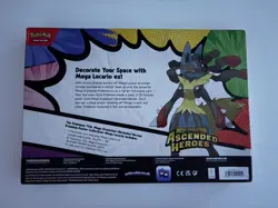 Pokemon Ascended Heroes Premium Poster Collection Mega Lucario - Damaged Box - Image 2