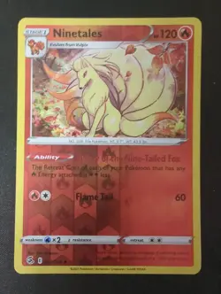 NINETALES 031/264 UNCOMMON FUSION STRIKE POKEMON REVERSE HOLO LP - Image 1