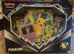 Pokemon TCG Pikachu Promo V Box FACTORY SEALED 2xBrilliant Stars 2xFusion Strike 820650851179 - Image 1