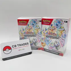 Pokemon Scarlet & Violet Prismatic Evolutions Booster Bundle - SEALED LOT OF 2** - Image 1