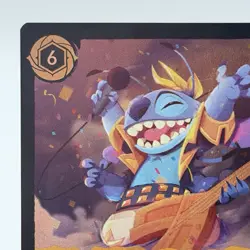 Disney Lorcana The First Chapter Stitch Rock Star 23/204 Foil Super Rare TCG NM - Image 2