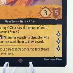 Disney Lorcana The First Chapter Stitch Rock Star 23/204 Foil Super Rare TCG NM - Image 4