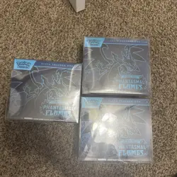 Pokemon Phantasmal Flames Elite Trainer Box ETB Brand New Factory Sealed 3x - Image 1