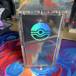 Phantasmal Flames Pokemon Center ETB Pokemon TCG Sealed New in Acrylic Case - Image 4