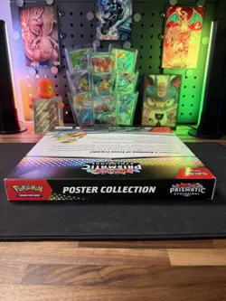Pokemon TCG Prismatic Evolutions Poster Collection Box Sealed Scarlet Violet - Image 3