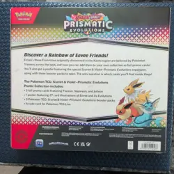 Pokemon TCG SV Prismatic Evolutions Poster Collection Flareon Vaporeon Jolteon - Image 2