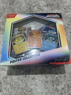 Pokemon TCG Scarlet and Violet Prismatic Evolutions Poster Collection - Image 1