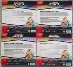 4x Pokemon TCG: Prismatic Evolutions Poster Collection (SEALED) - Image 2