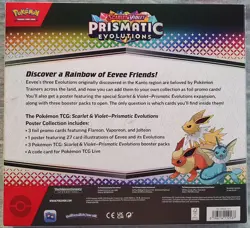 4x Pokemon TCG: Prismatic Evolutions Poster Collection (SEALED) - Image 4