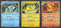 Prismatic Evolutions Poster Collection Promo Cards - SVP 167 168 169 Pokemon TCG - Image 1