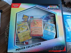 Pokemon TCG Prismatic Evolutions Poster Collection Box New & Sealed - Image 1