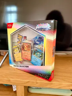 Pokemon TCG Prismatic Evolutions Poster Collection Box New & Factory Sealed - Image 2