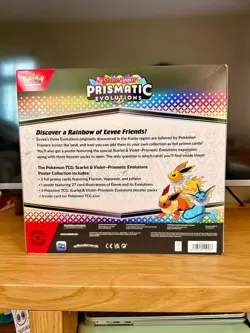 Pokemon TCG Prismatic Evolutions Poster Collection Box New & Factory Sealed - Image 4