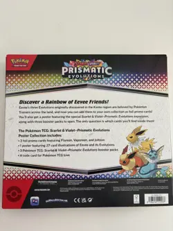 Scarlet & Violet: Prismatic Evolutions Poster Collection (SEALED) Pokemon TCG - Image 2