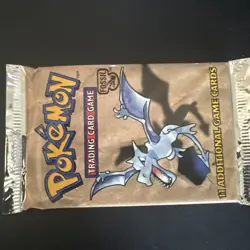 Wizards of the Coast Pokemon TCG Fossil Booster Pack - Image 3