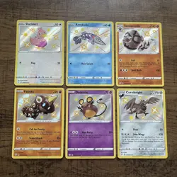Pokemon TCG | Shining Fates Baby Shiny Holo Rare X6 Card Bundle - Image 1