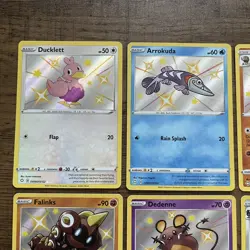 Pokemon TCG | Shining Fates Baby Shiny Holo Rare X6 Card Bundle - Image 2