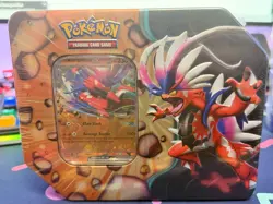 Pokemon TCG Slashing Legends Tin: Koraidon ex - NEW Factory Sealed USA SELLER - Image 1