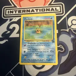 Pokemon Psyduck 20 Black Star Promo WOTC Near Mint - Image 1